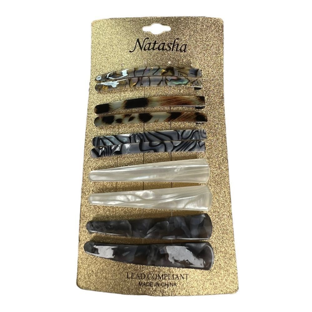Natasha Resin 10 Piece Bobby Set NWT